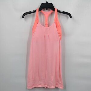 Lululemon Halter Neck Racerback Built in Bra Sports Tank Tops Size 2 Women